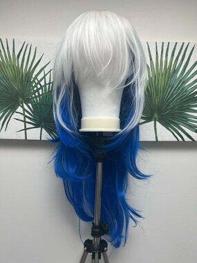 Straight, Layered Synthetic Cosplay Wig